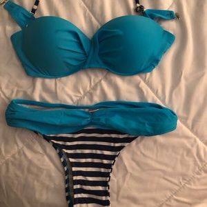 Two Bathing suit with removable strap